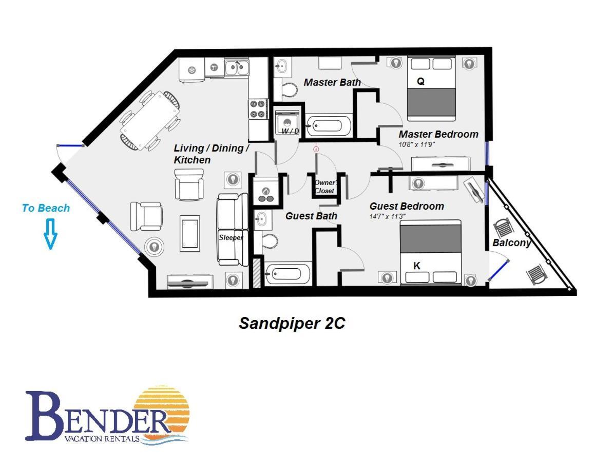 Sandpiper 2C Hotel Gulf Shores Exterior photo
